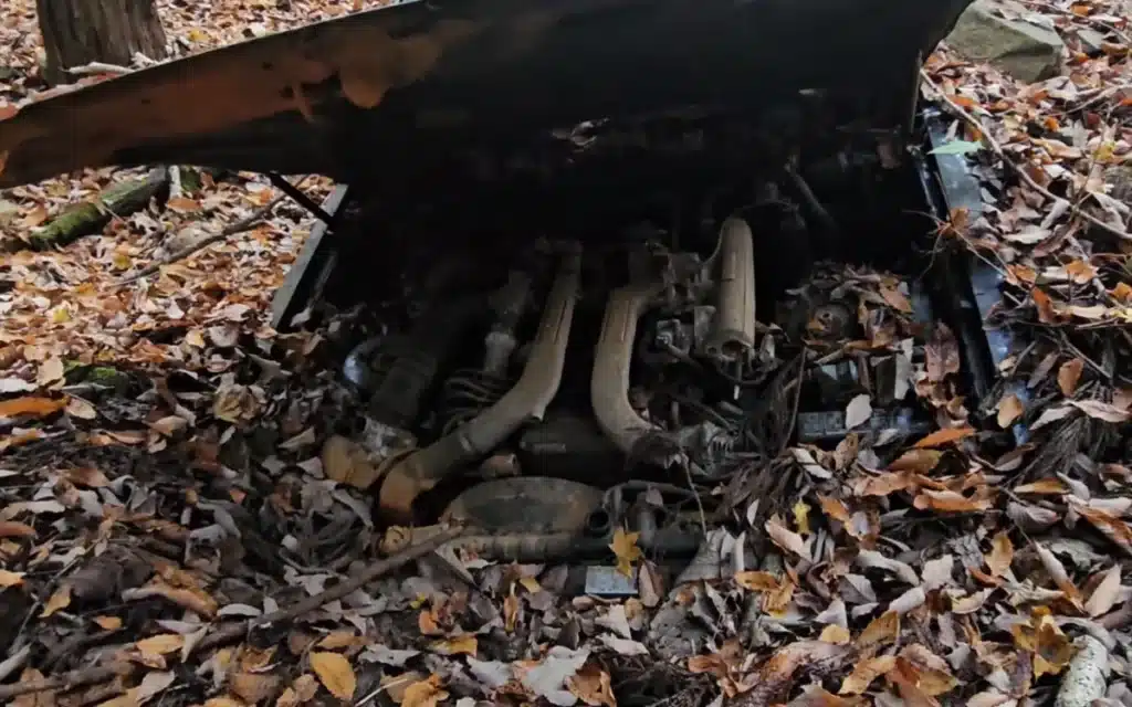 Crashed Toyota Supra in Japan