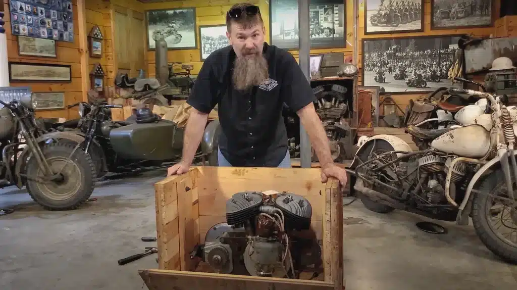 North Carolina guys were sent a never opened 1940s military crate and unearth a piece of history