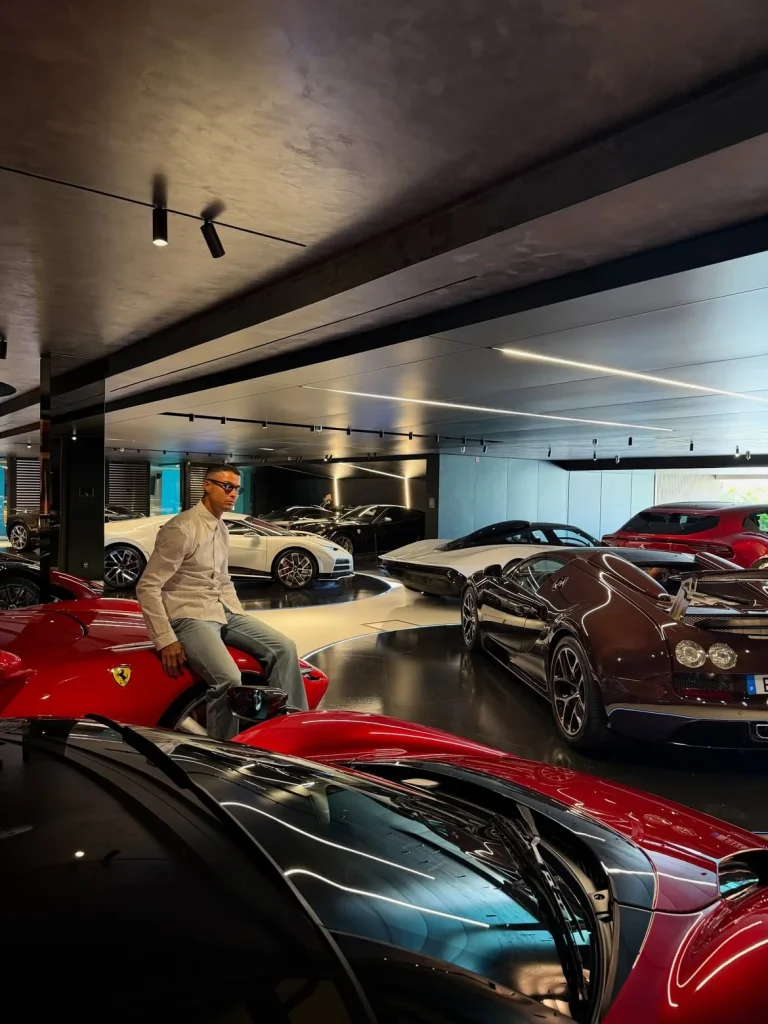Cristiano Ronaldo once confessed that he has so many supercars he genuinely doesn’t know how many he owns