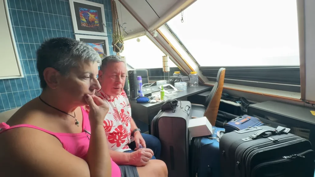 US couple who sold everything and paid $179,000 to live on 'endless' cruise ship share the eight warning signs they spotted before being left stranded