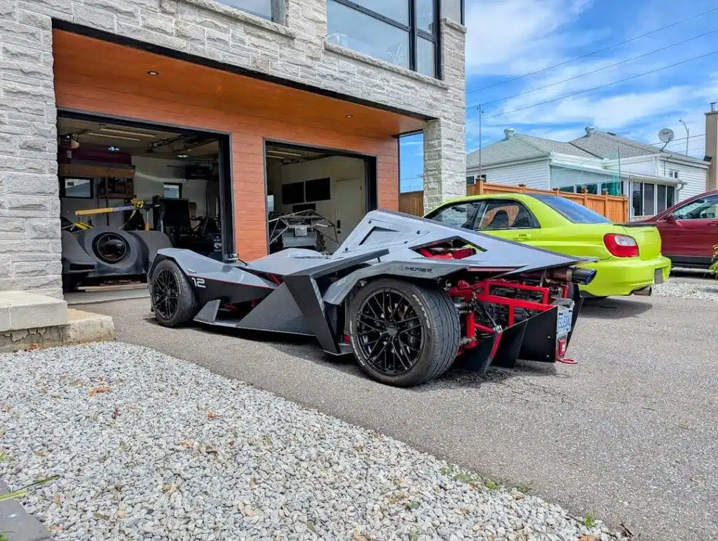 Custom Nemesis R1 racecar with the perfect license plate to avoid being pulled over by the cops