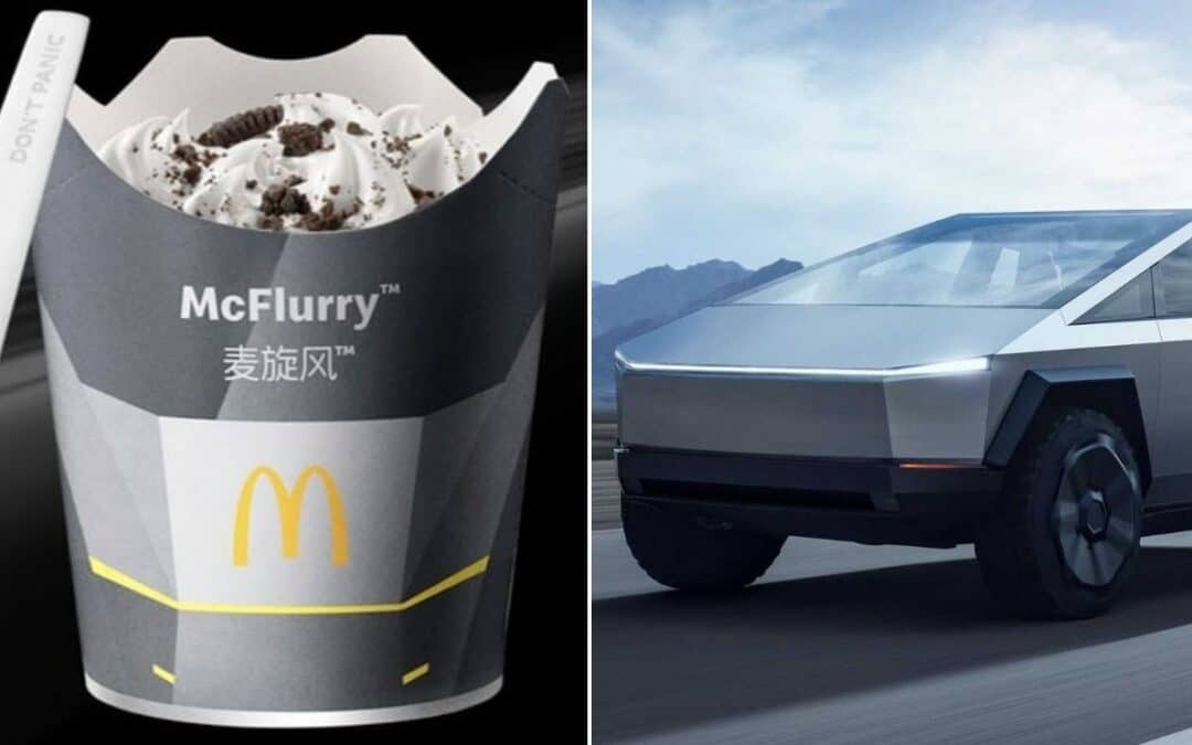 McDonald’s and Tesla release Cybertruck-inspired McFlurry spoon