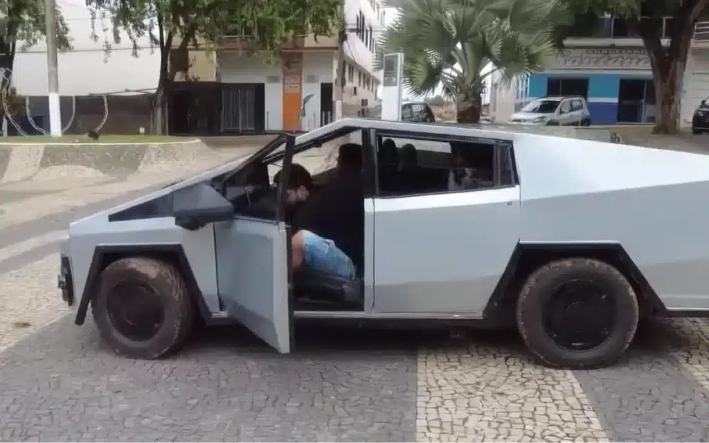 Brazilian Tesla Cybertruck made from a VW Beetle is amazing