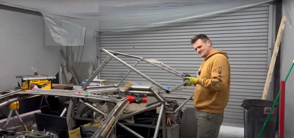 California man is now building unique Tesla Cyberplaid from a Cybertruck and Model S Plaid