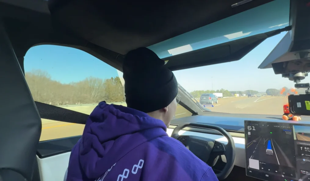 YouTuber spent 50 hours trapped inside a Cybertruck relying on FSD and the moments that nearly ended the challenge will surprise you