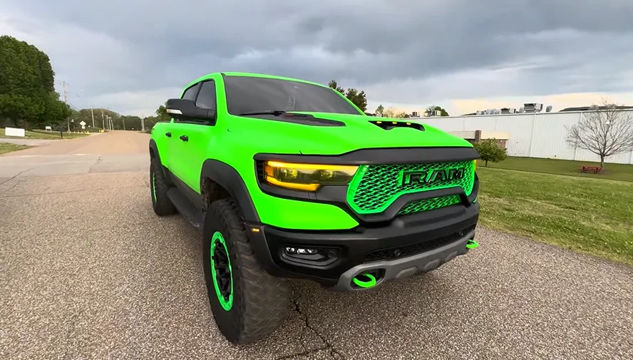 Georgia man drag raced $130,000 Tesla Cybertruck vs gas-powered Ram TRX and there ended up being a staggering gap