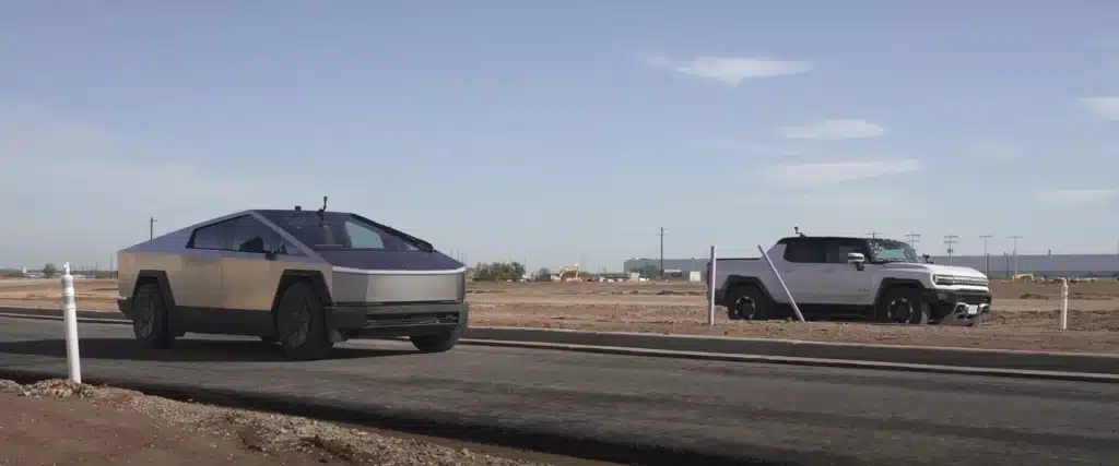 Tesla Cybertruck vs. Hummer EV drag race was not close in any way whatsoever