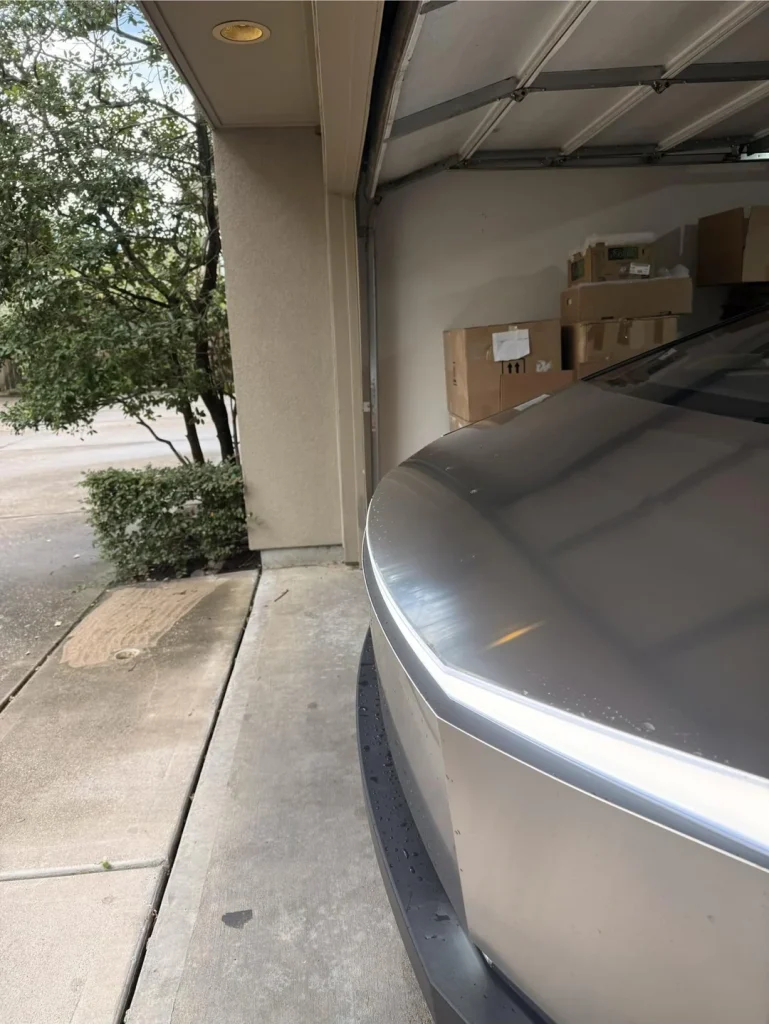 Tesla Cybertruck driver asks for advice after sharing how the EV fits in his garage