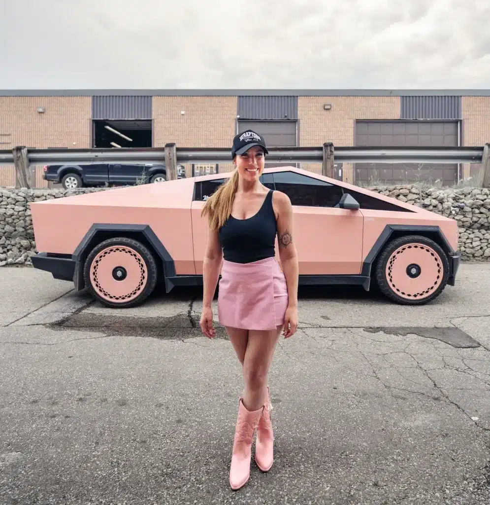 Canadian woman claims she's found a way for the critics of the Tesla Cybertruck to give it the thumbs up