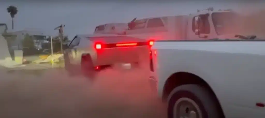 Tesla Cybertruck vs. Ram 3500 tug of war has a clear winner, not a fair fight