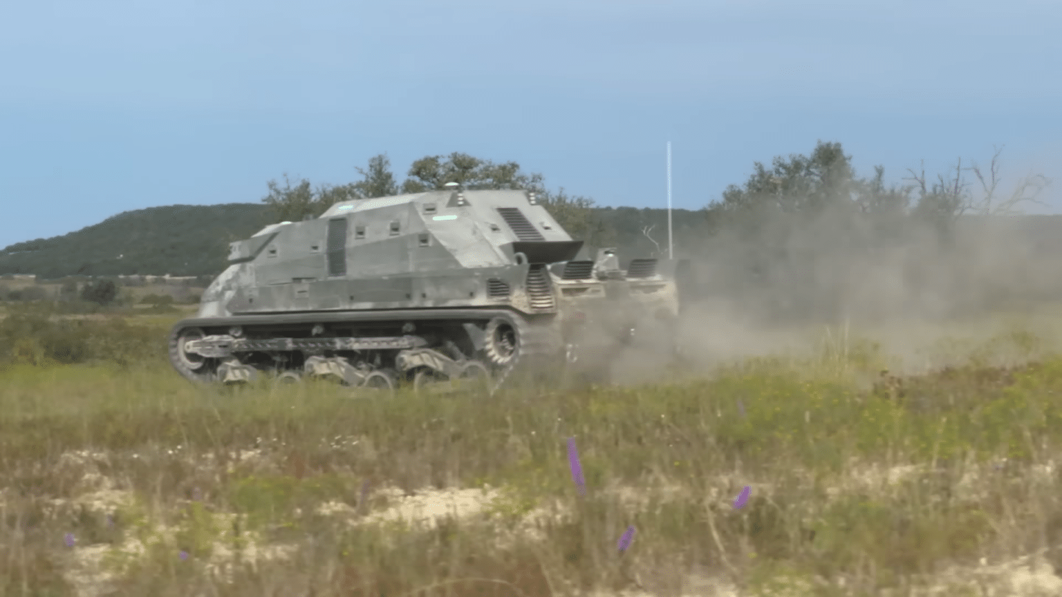 DARPA adds 12-ton robot tank to fleet of autonomous vehicles