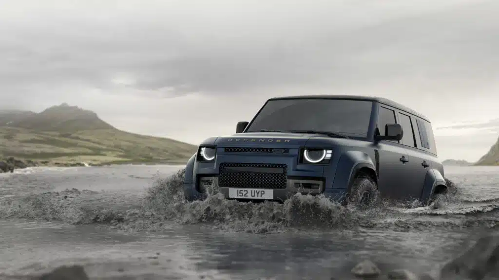 The 2026 Land Rover Defender gains smoked lights, a gloss black grille, and a new Defender touchscreen in this Land Rover update to the Defender interior