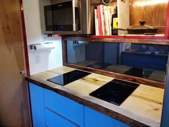DIY mobile home, kitchen