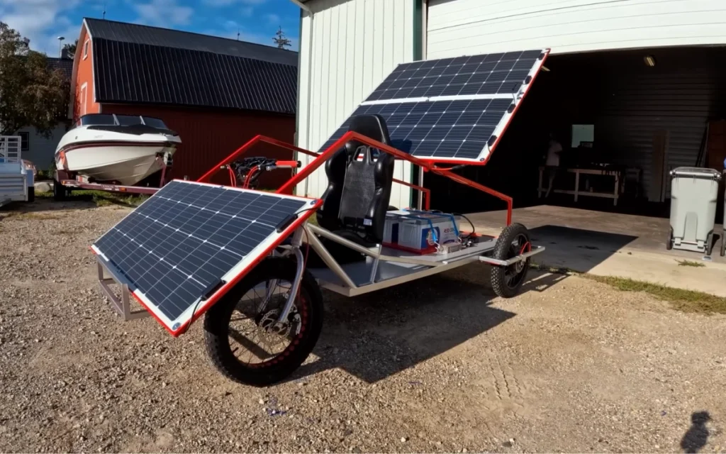Could an infinite range electric car powered by solar panels actually work?