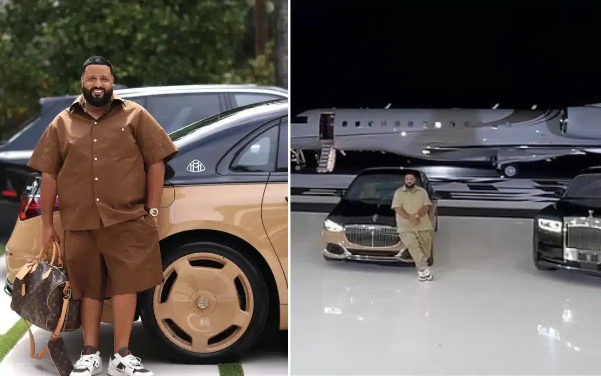 DJ Khaled shows off his jet and car collection in private hangar, it’s simply ridiculous