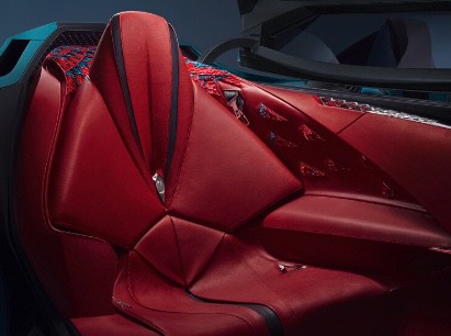 Concept car passenger chair