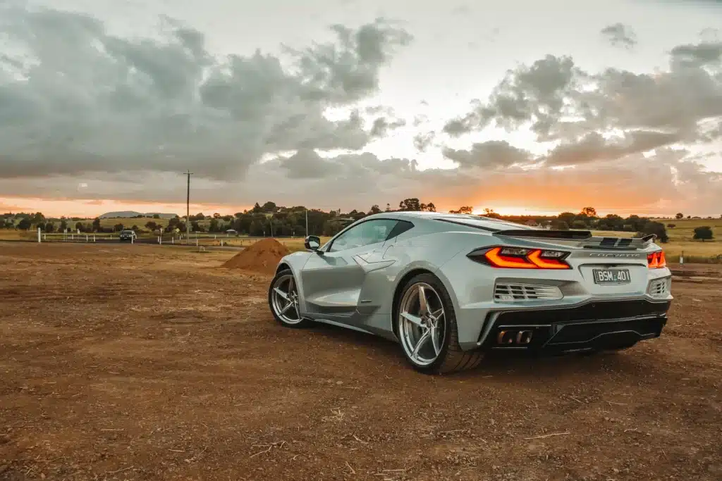 The Corvette E-Ray arrives in the UK as a hybrid Corvette, with a high UK price due to trim level, compliance, and conversion costs.