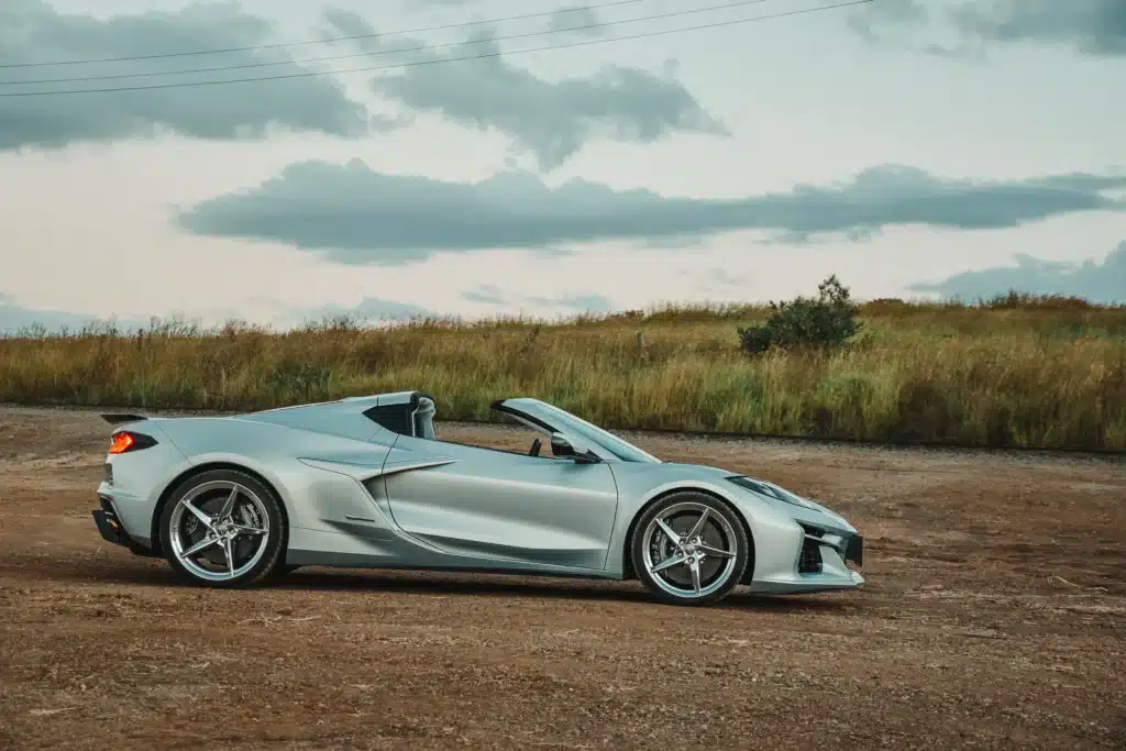 The Corvette E-Ray arrives in the UK as a hybrid Corvette, with a high UK price due to trim level, compliance, and conversion costs.