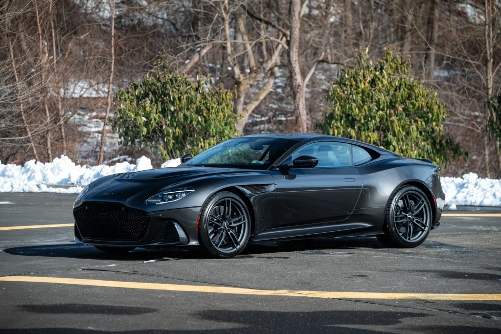 A low-mileage Aston Martin DBS 770 luxury coupe returned to the market sooner than expected, with a resale result that surprised many