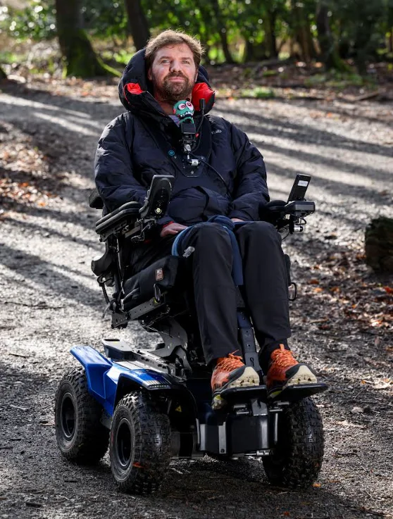 Army veteran paralyzed from the neck down is set to cross Scotland coast-by-coast in his off-road wheelchair that he controls with his chin
