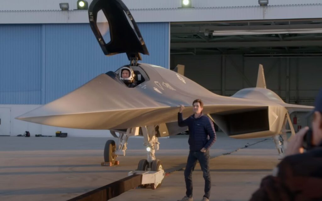 Top Gun: Maverick behind the scenes with the Darkstar jet