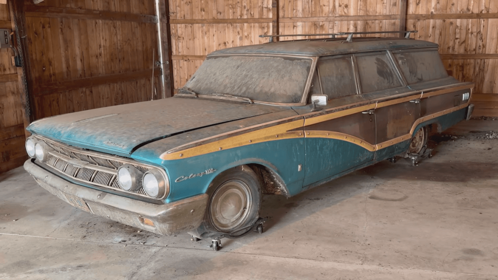 This 1963 Mercury Colony Park wagon has spent the last 52 years hidden away in a barn, but it's finally been saved
