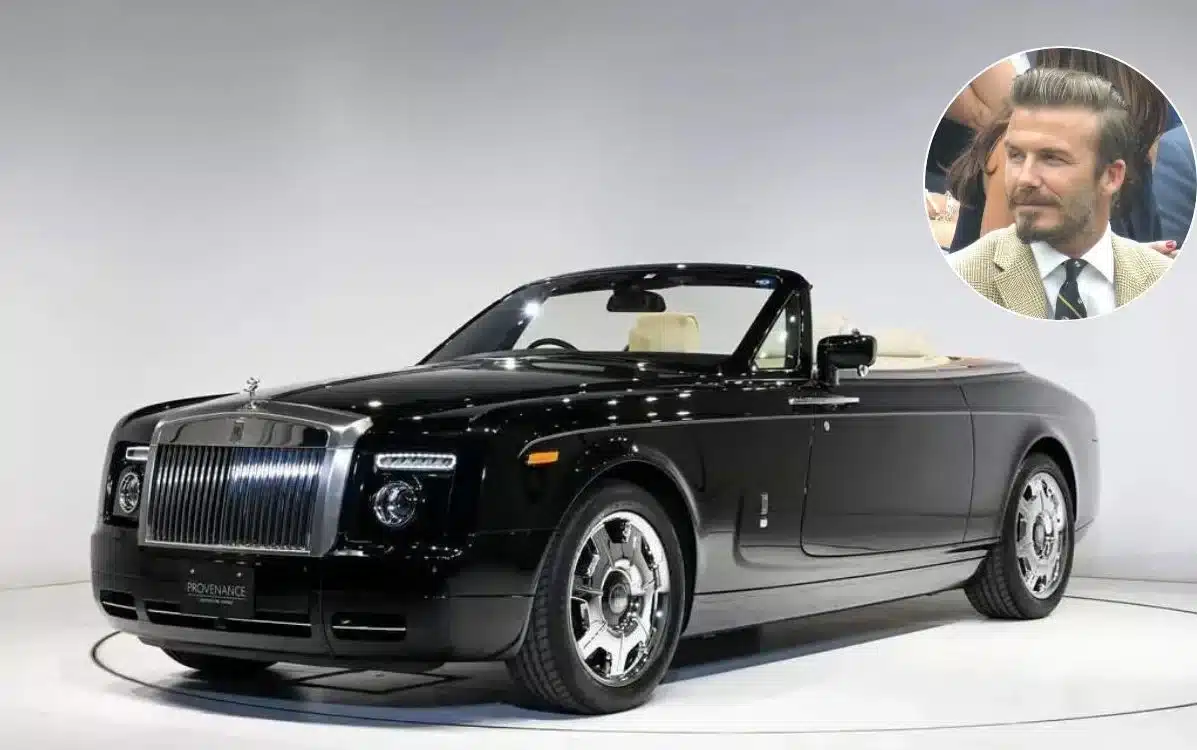 Priciest car David Beckham’s owned was a fully customized Rolls-Royce Phantom Drophead Coupe