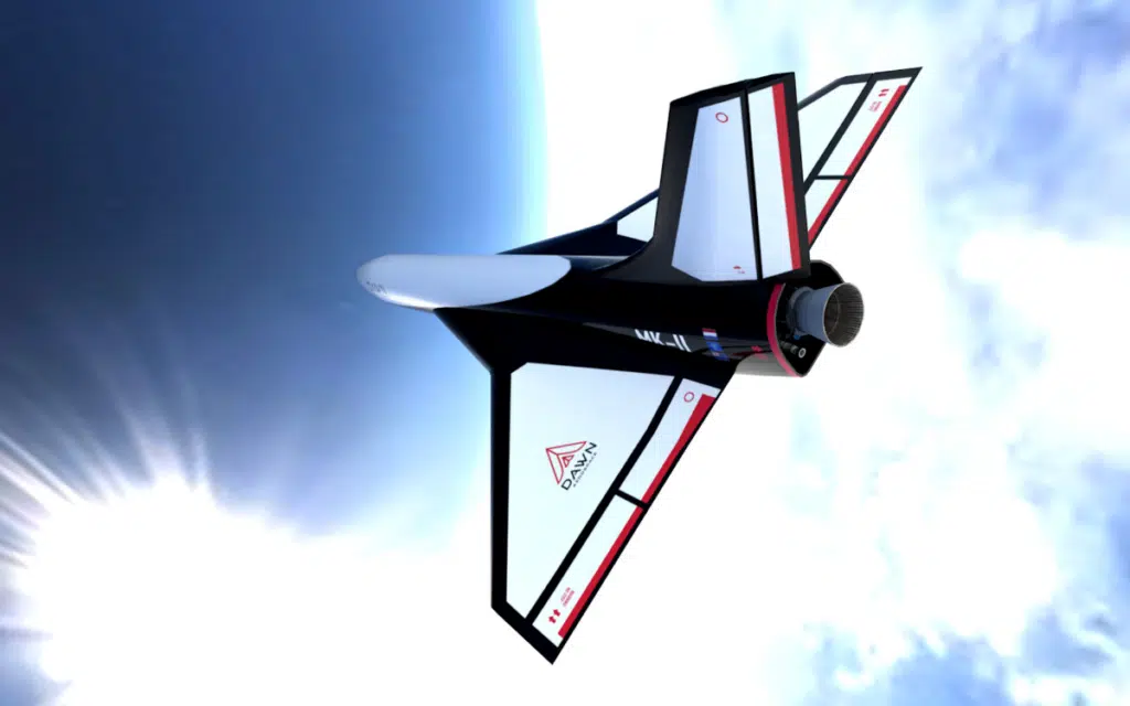 For the first time in history, a spaceplane that can fly beyond the Karman line offered for direct sale, the Dawn Aerospace Aurora