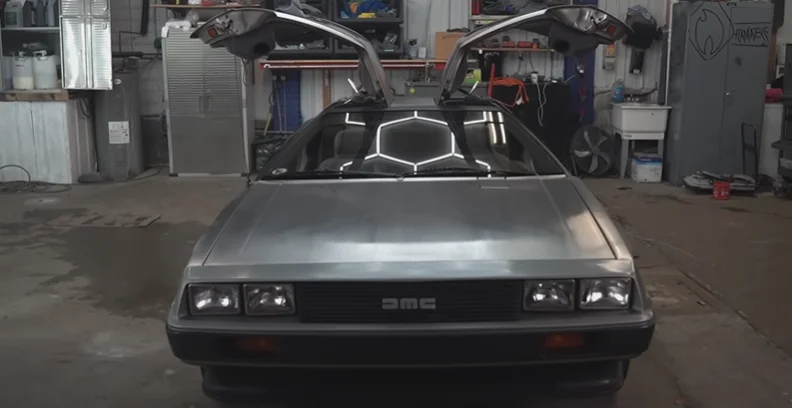 Minnesota widow overcome with emotion after seeing her late husband's DeLorean cleaned for the first time in 30 years