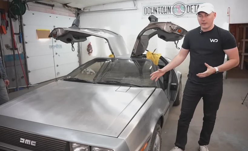 Minnesota widow overcome with emotion after seeing her late husband's DeLorean cleaned for the first time in 30 years