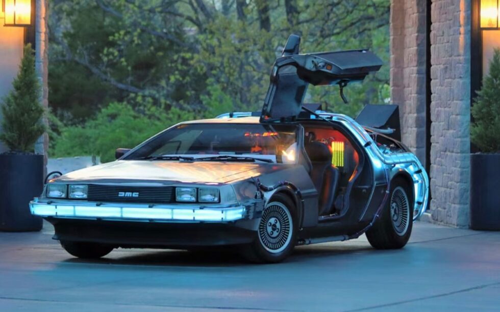 This Back to the Future DeLorean replica is up for grabs