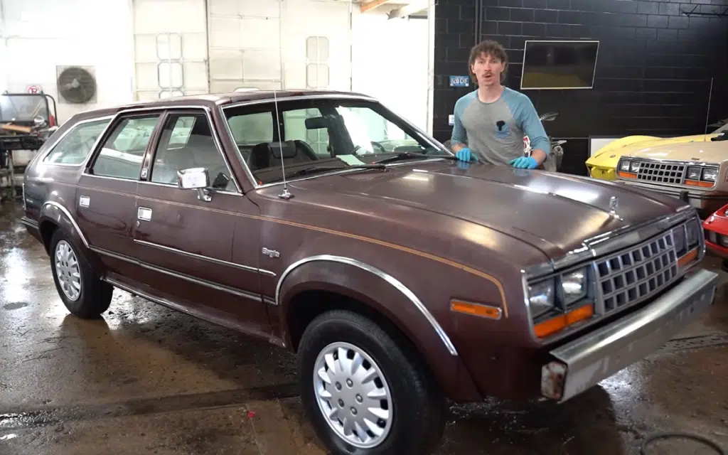 Longtime owner left most American car ever made - AMC Eagle - in the woods for decades the sold it for $333