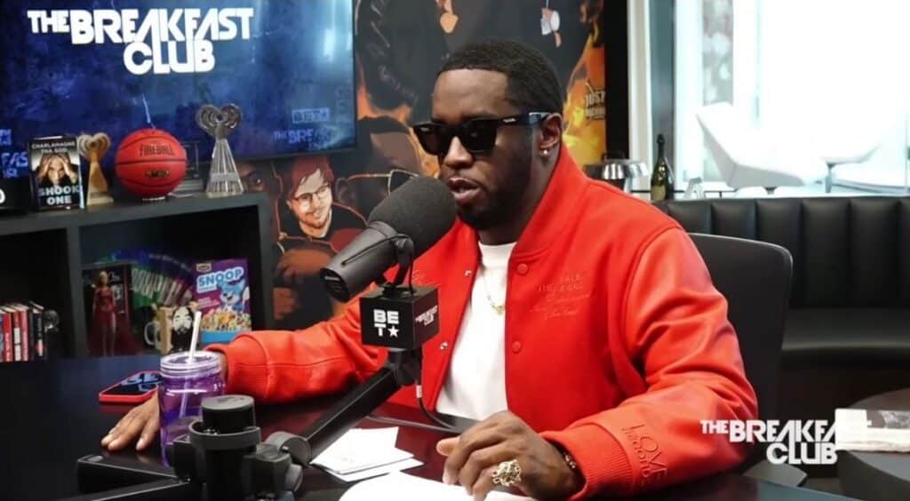Diddy at the Breakfast Club