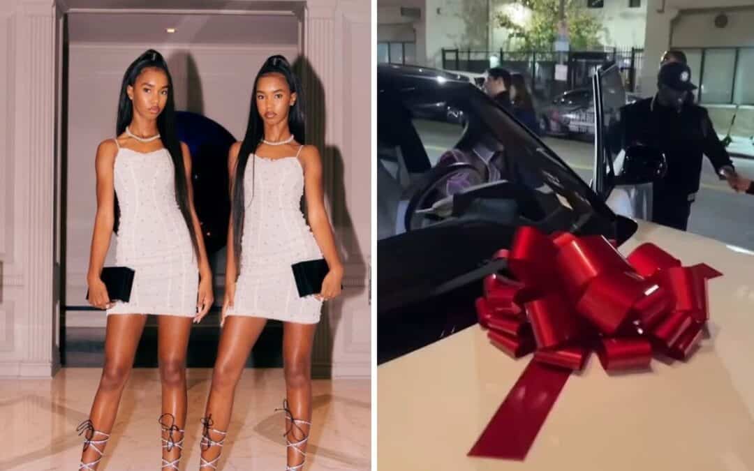 Rapper Diddy gifts his twin daughters matching Range Rovers for their Sweet 16th