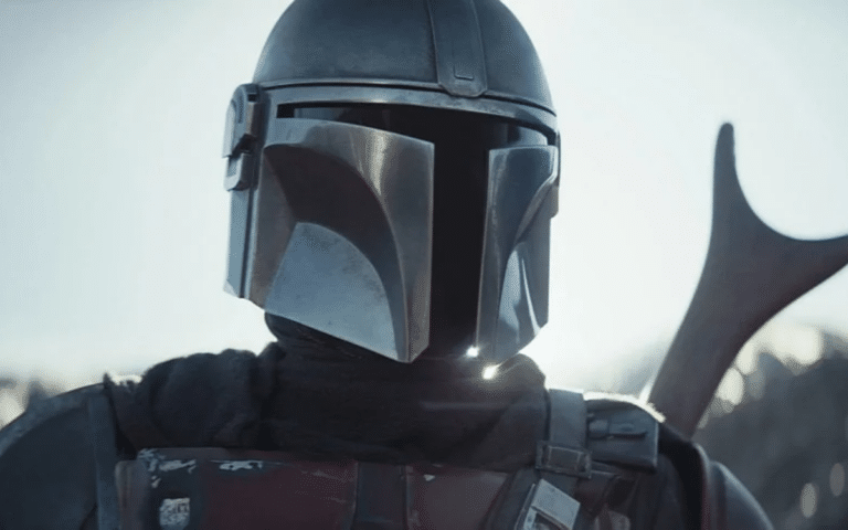 Din Djarin's helmet - as seen in the Star Wars spinoff The Mandalorian - is up for auction - and it costs the same as a new Honda Civic.