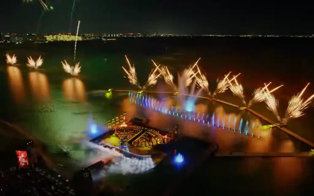 Disney drone show at Disneyland Abu Dhabi