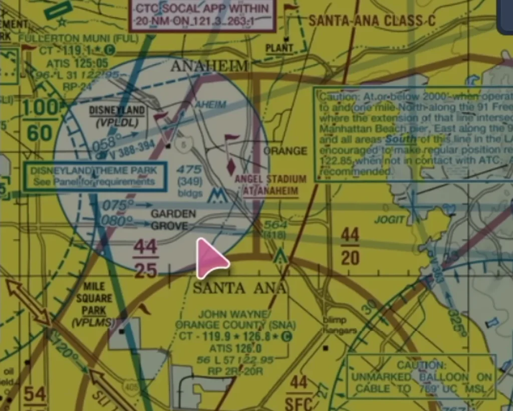 Man finds out why it's a bad idea to fly over Disneyland even on a flight sim