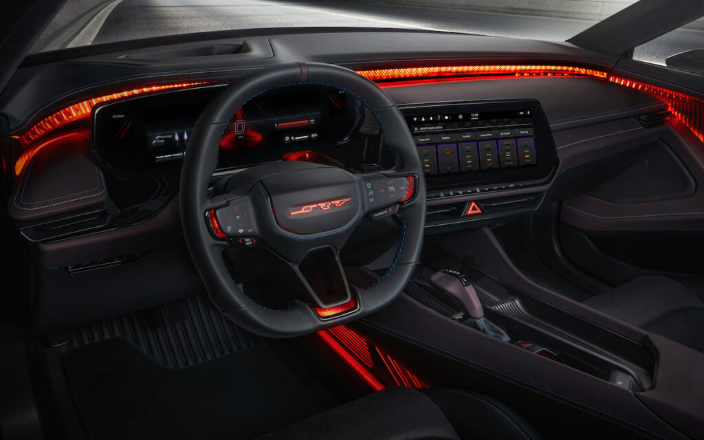 Interior of the Dodge Charger Daytona SRT Concept