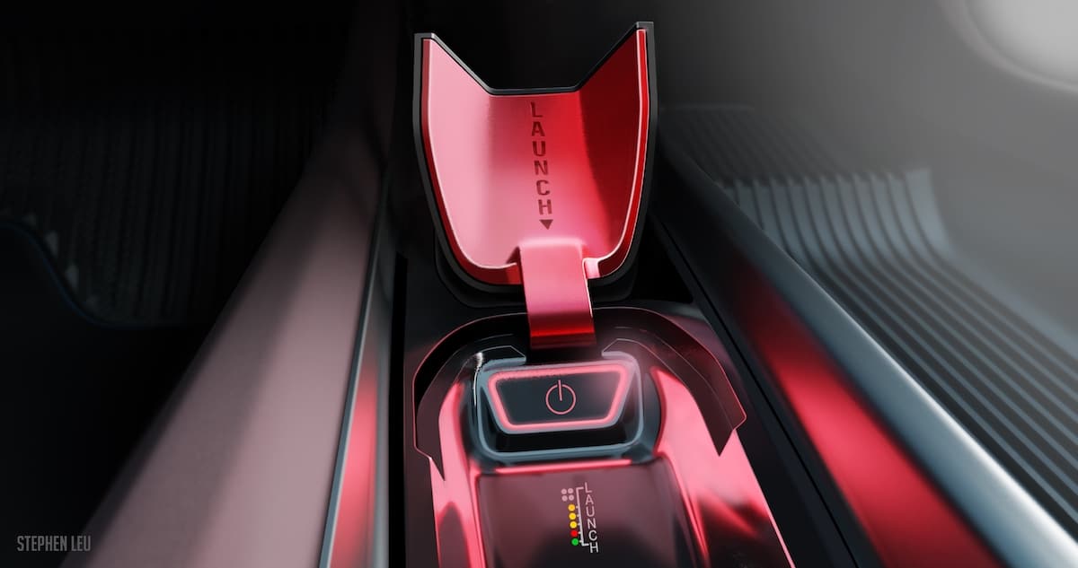 Dodge Charger Daytona SRT concept start button