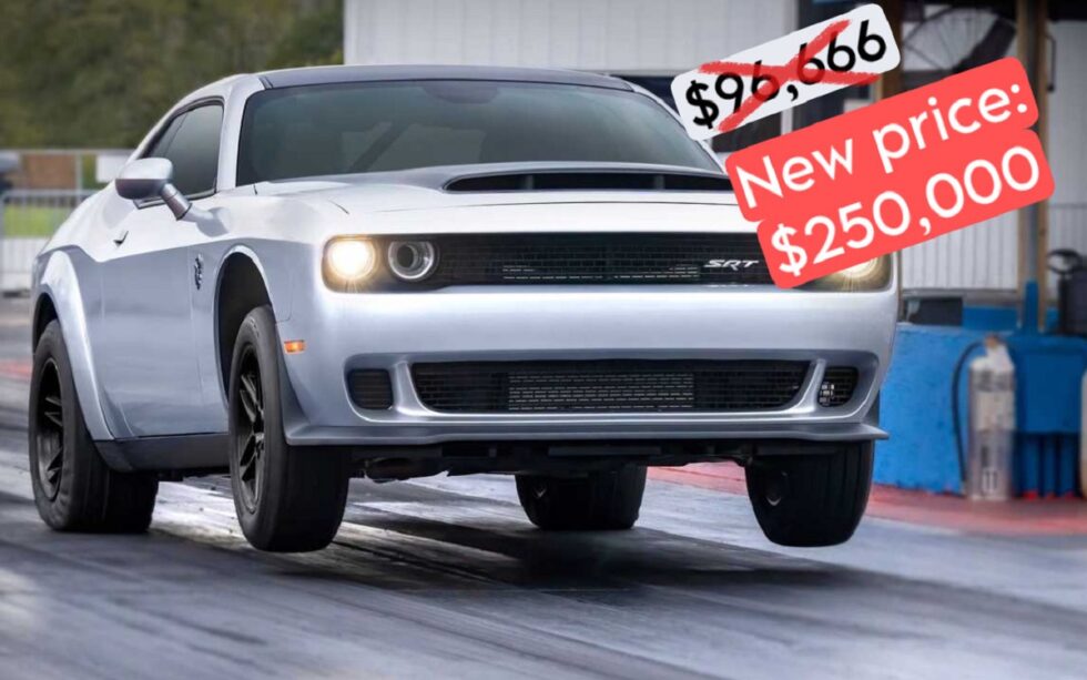 People Are Now Flipping The Dodge Demon 170 For Lambo Money