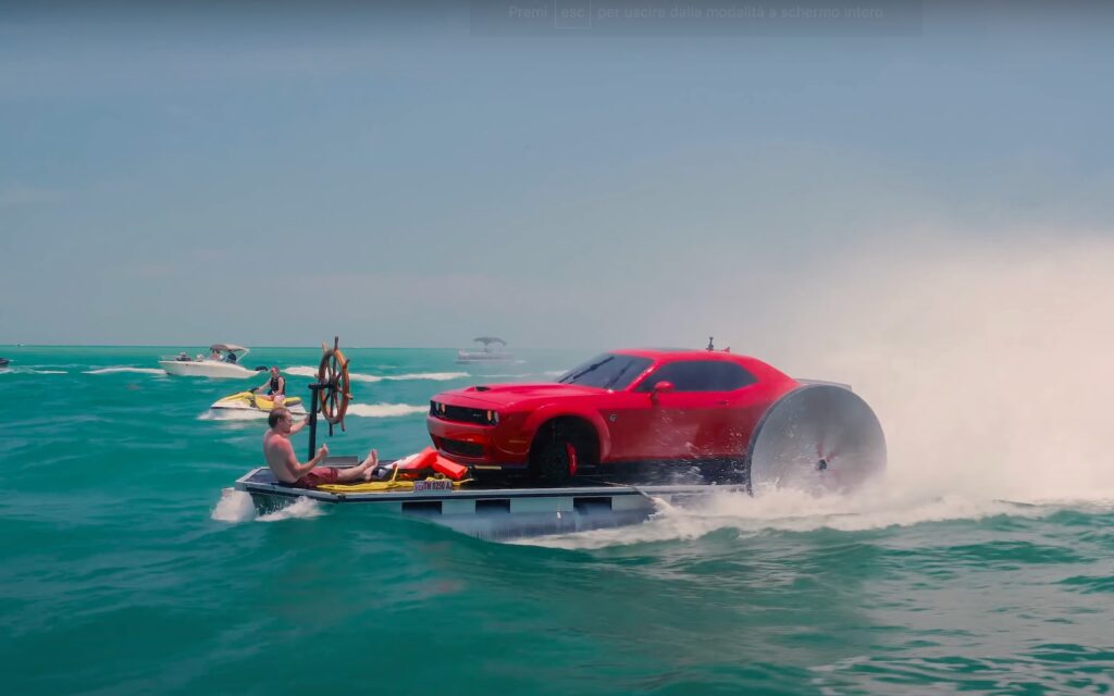 Dodge Hellcat boat