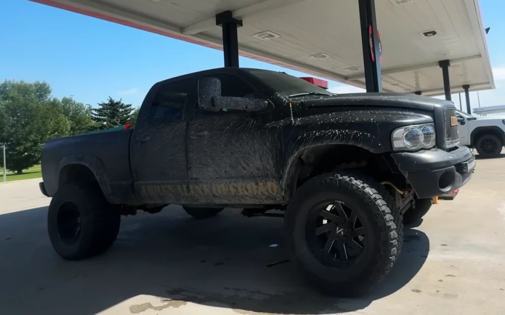 Grandson honors promise he made to late grandfather as he drives Dodge Ram across North America for restoration