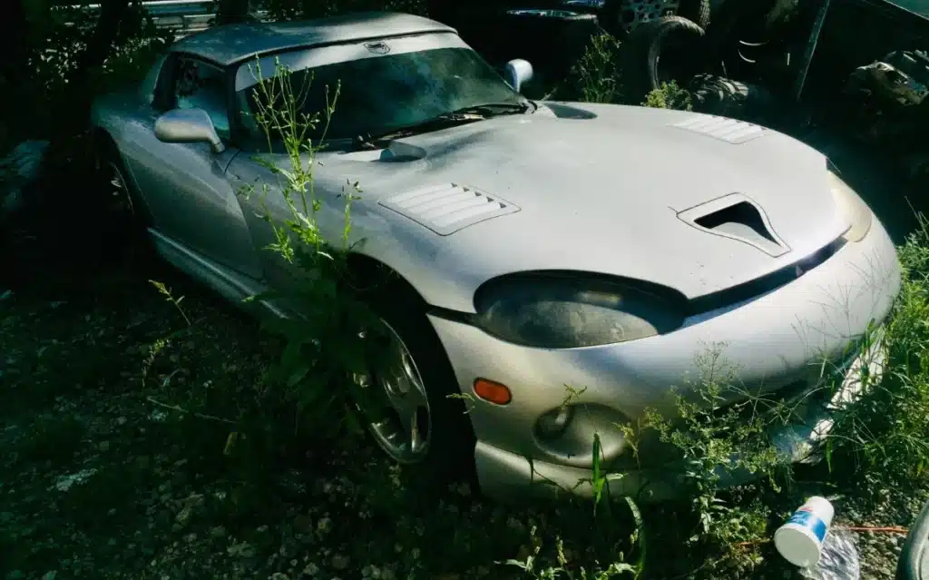 abandoned Dodge Viper New Jersey