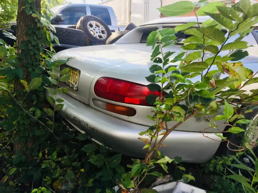 abandoned Dodge Viper New Jersey