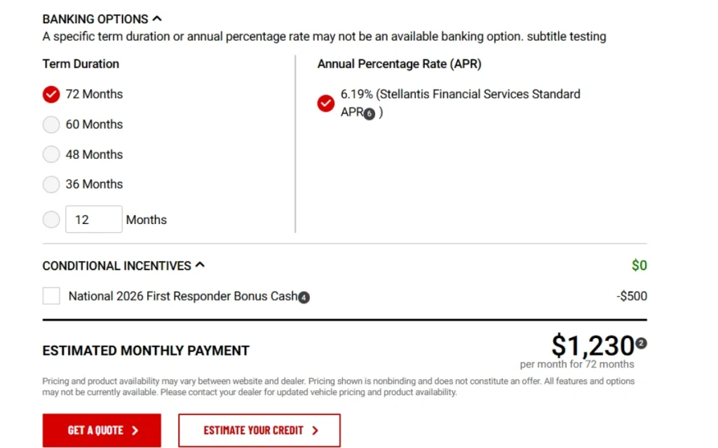 The 2026 Dodge Durango SRT Hellcat now comes with a surprising twist: a Wendy's employee discount through FCA Affiliate rewards.