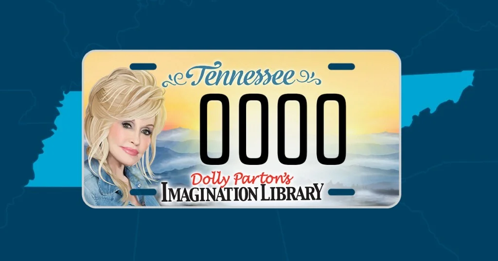 Working 9 to 5 is worth it just to flaunt this incredible custom Dolly Parton license plate