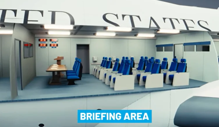 Extremely rare look inside the Boeing E-4B 'Doomsday Plane' that's only for use in an apocalyptic scenario