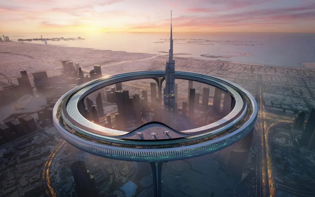 An architect wants to build a 550m-high ‘Downtown Circle’ around the Burj Khalifa