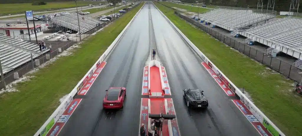 McLaren 765 owner tells Tesla Model S Plaid driver he'll smoke him, so they do a drag race to find out