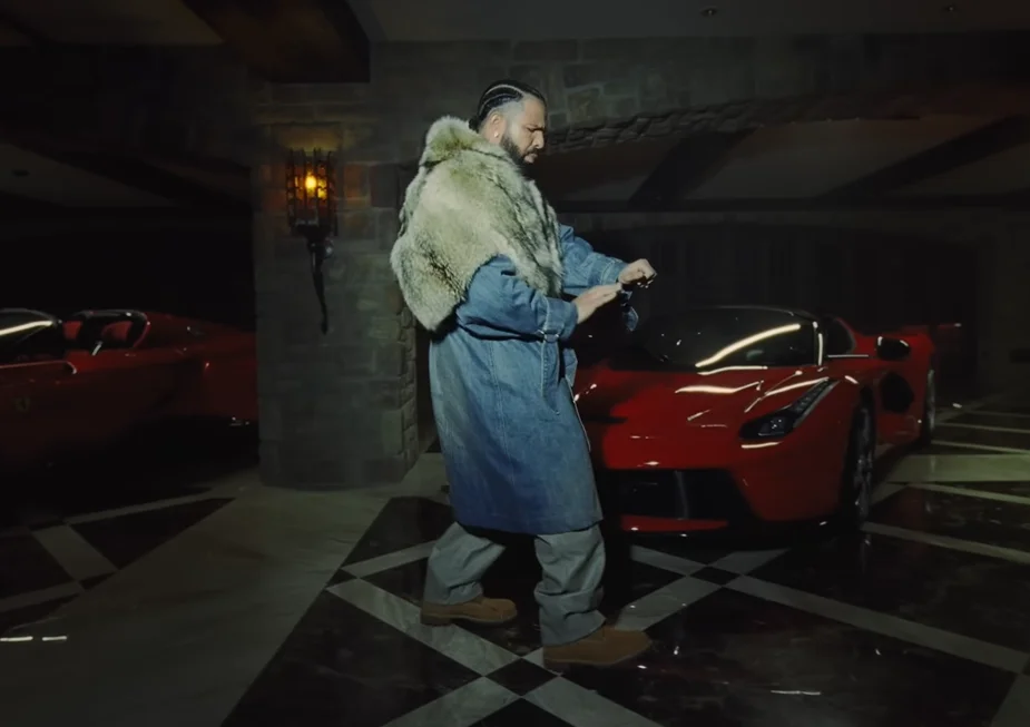 Drake featured $50M worth of Ferrari supercars in his music video but the ultra rich rapper had to borrow every single one